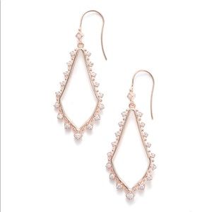Kendra Scott Bea Drop Earrings In Rose Gold